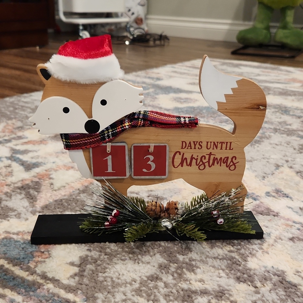 Fox Christmas Countdown Calendar